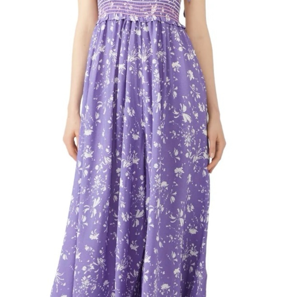 Free People Purple Floral Jumpsuit - Picture 9 of 9